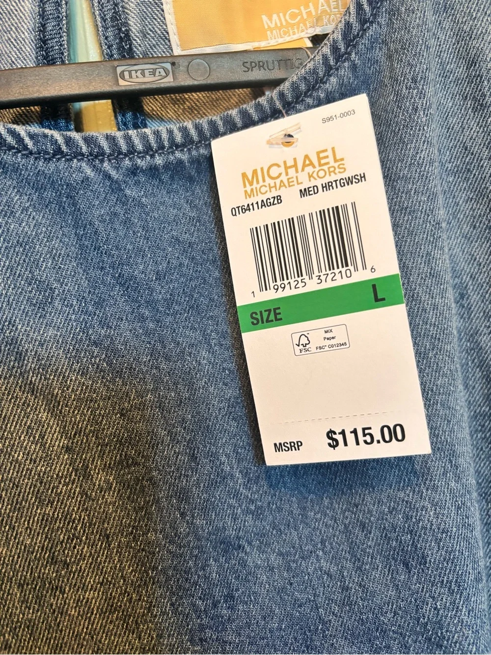 Michael Kors denim crop
